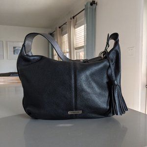 Like new - Coach black leather hobo shoulder bag